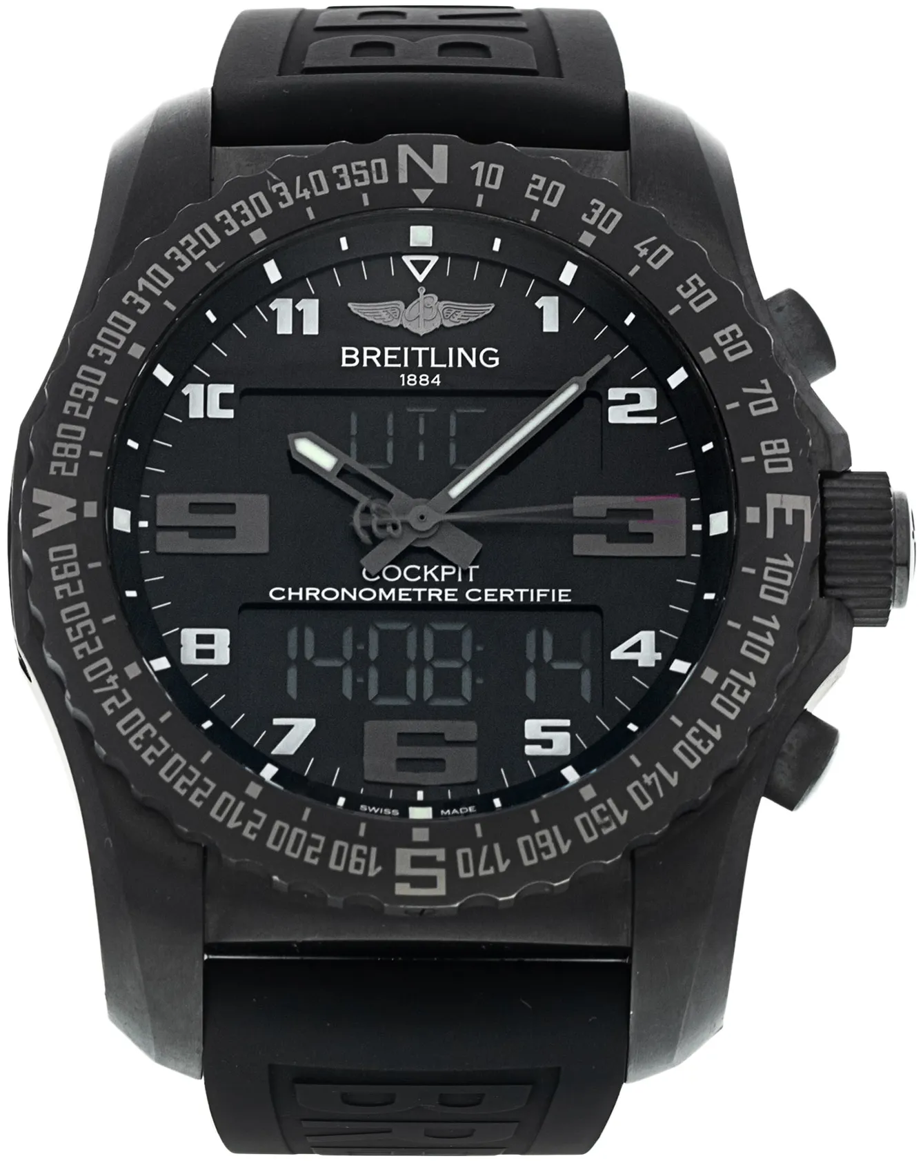 Breitling Cockpit B50 VB5010 46mm Titanium Black Arabic