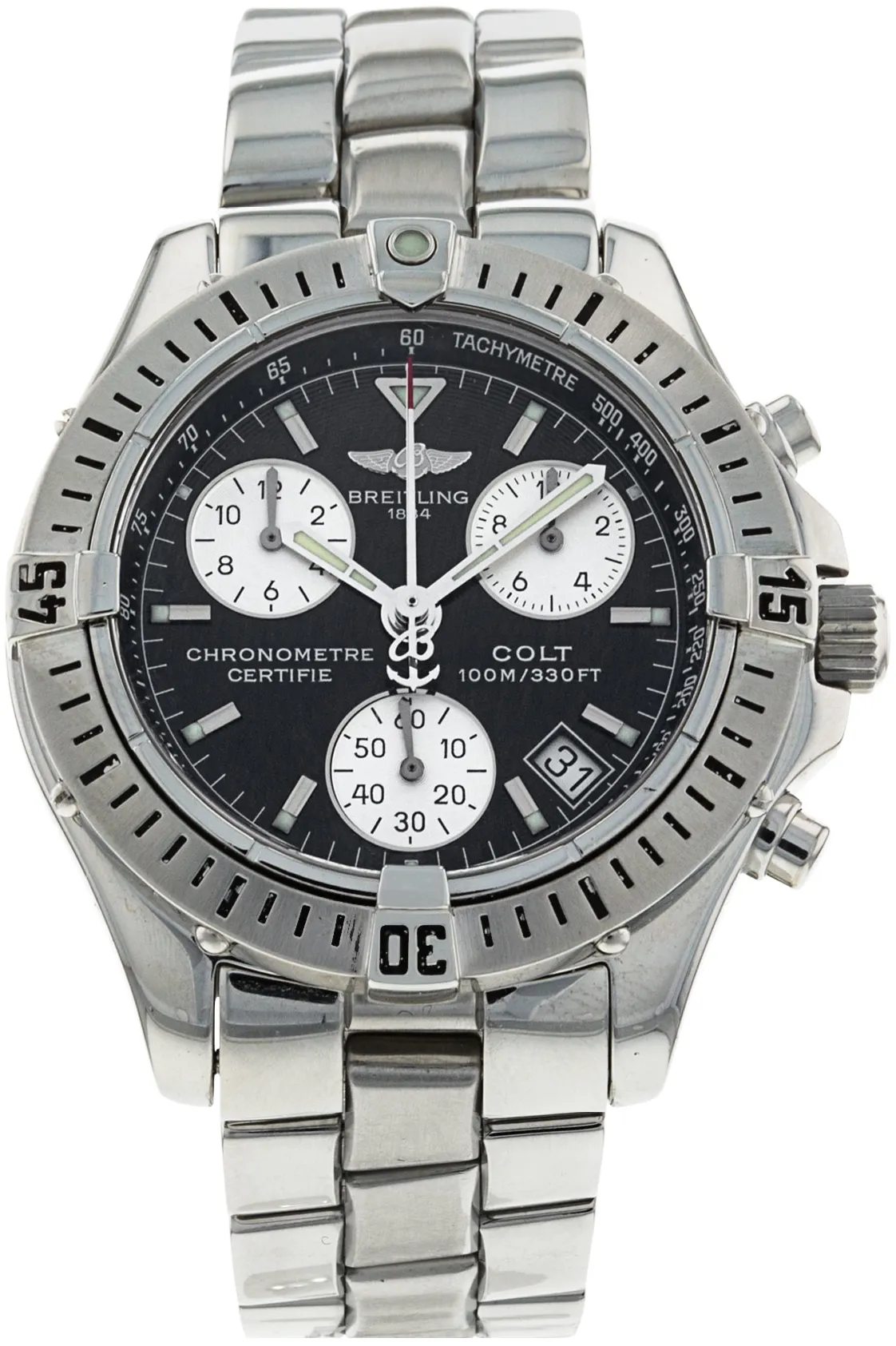 Breitling Colt A73350 38mm Stainless steel Black