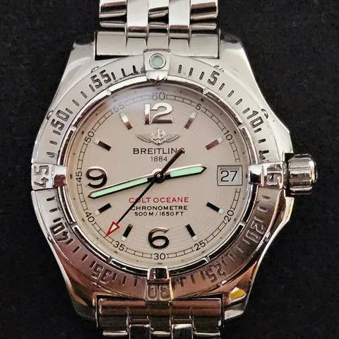 Breitling Colt A77380 33mm Stainless steel White 1