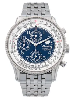 Breitling Montbrillant A19350 Stainless steel Blue Arabic