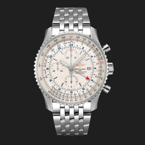 Breitling Navitimer World A2432212/B726 46mm Stainless steel Silver