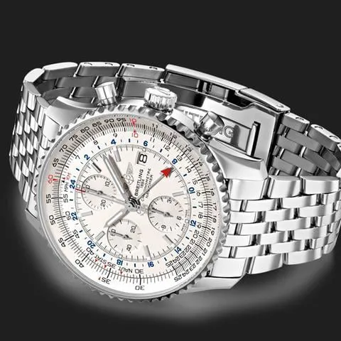 Breitling Navitimer World A2432212/B726 46mm Stainless steel Silver 3