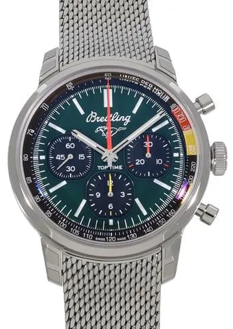 Breitling Top Time AB01762A1L1A1 41mm Stainless steel Green