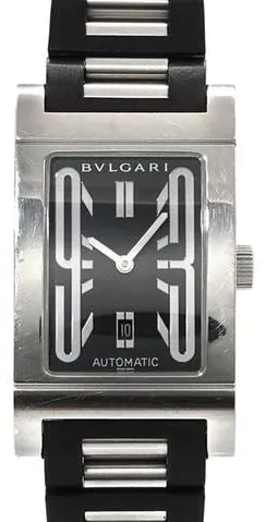 Bulgari Rettangolo RT45S 26mm Stainless steel Black