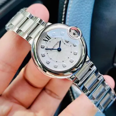 Cartier Ballon Bleu 28mm WE902073 28mm Stainless steel Silver