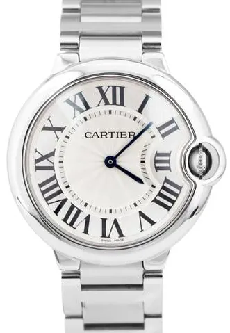 Cartier Ballon Bleu 36mm 3005 / W69011Z4 36mm Stainless steel Silver