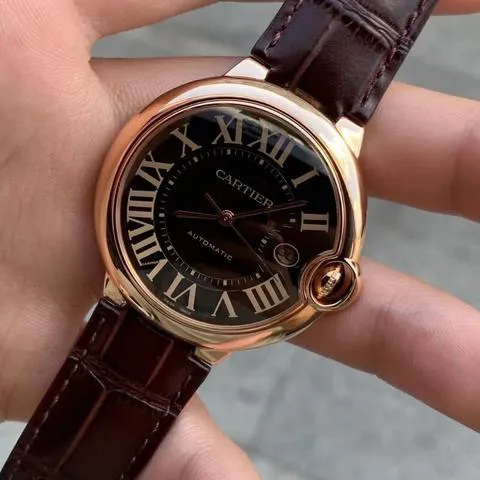 Cartier Ballon Bleu 42mm W6920037 42mm Rose gold Brown