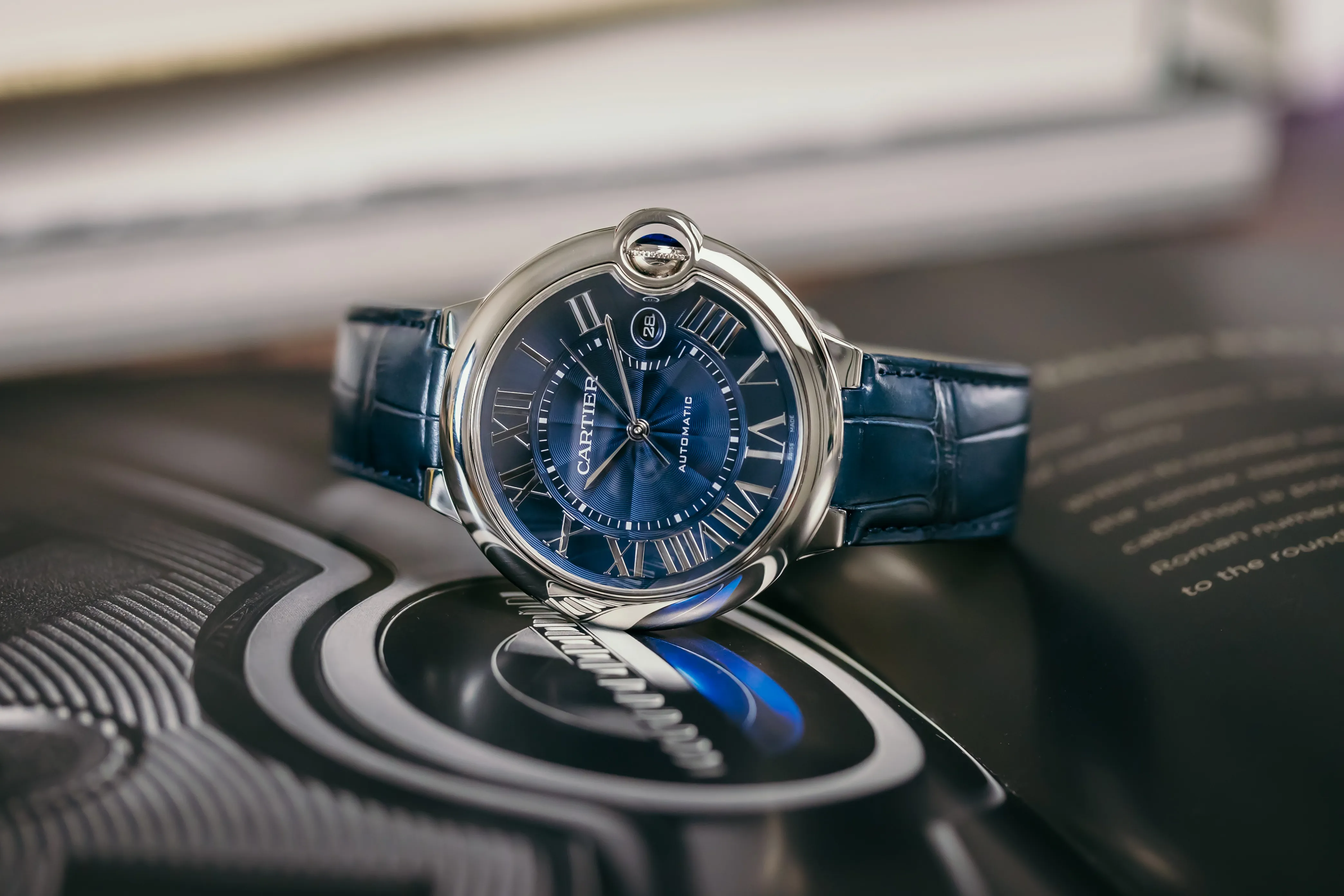 Cartier Ballon Bleu de Cartier WSBB0027 42mm Stainless steel Blue 6