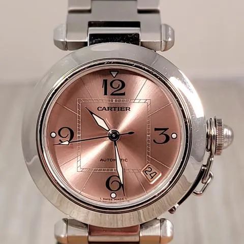 Cartier Pasha C 2324 35mm Stainless steel Rose