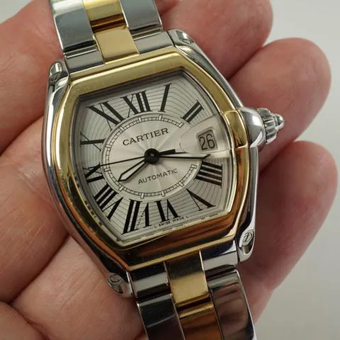 Cartier Roadster w62031y4 37mm Yellow gold and Stainless steel Silver 2