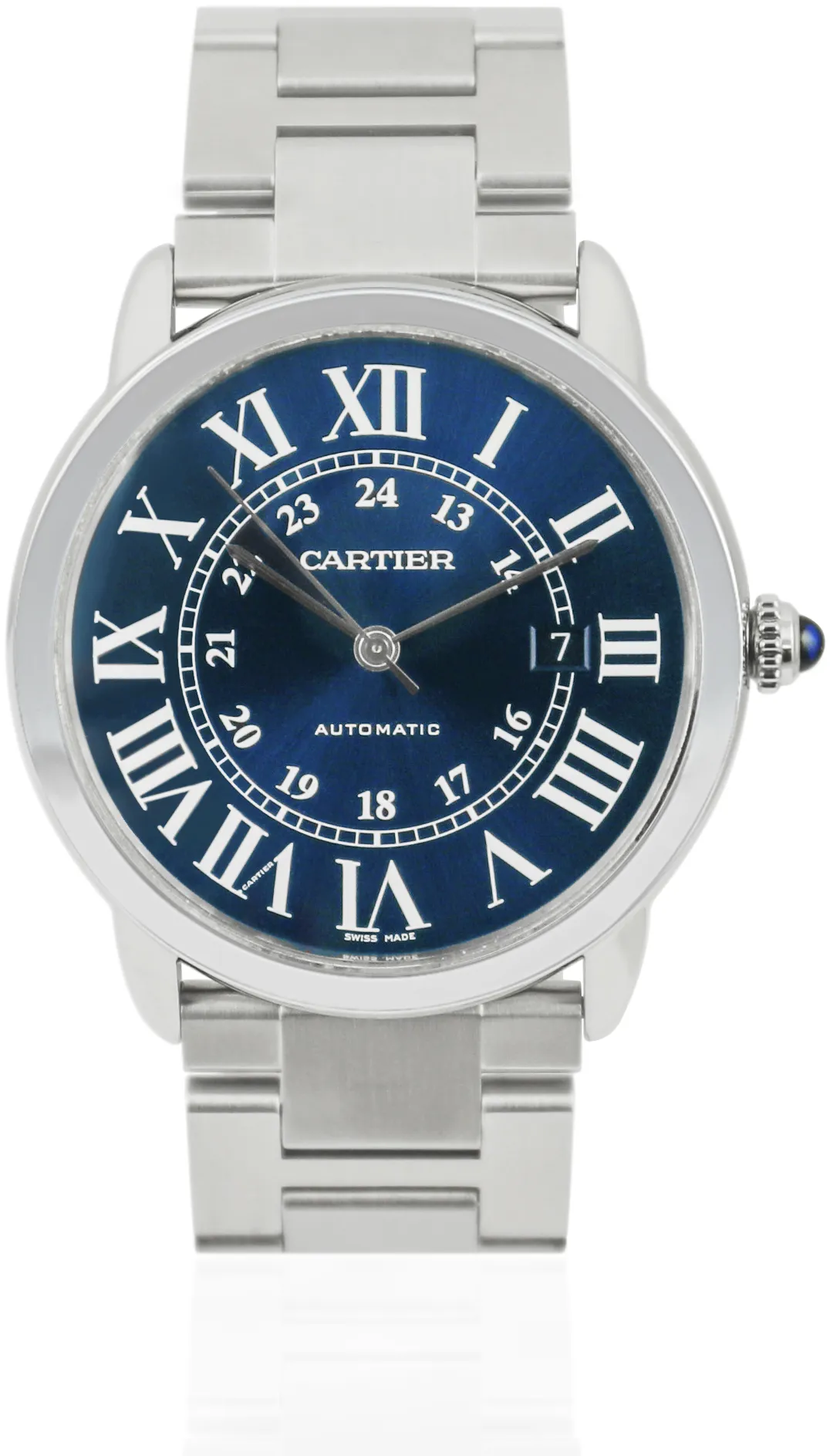 Cartier Ronde Solo WSRN0023 42mm Stainless steel Blue