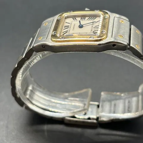 Cartier Santos 1057930 24mm Yellow gold and Stainless steel White 2