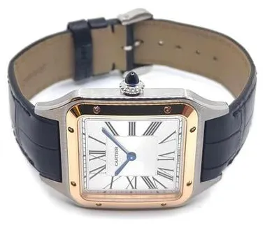 Cartier Santos Dumont W2SA0011 31.4mm Yellow gold and Stainless steel Silver 3