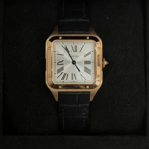 Cartier Santos Dumont WGSA0022 38mm Rose gold Silver