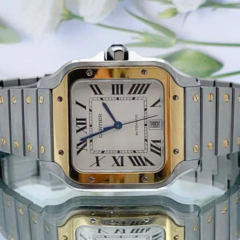 Cartier Santos W2SA0006 40mm Yellow gold and Stainless steel Silver 4