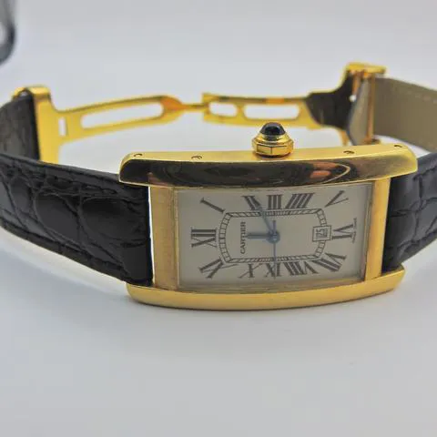 Cartier Tank Américaine 1725 41mm Yellow gold White 4