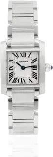 Cartier Tank Française W51008Q3 Stainless steel Silver Roman Numeral