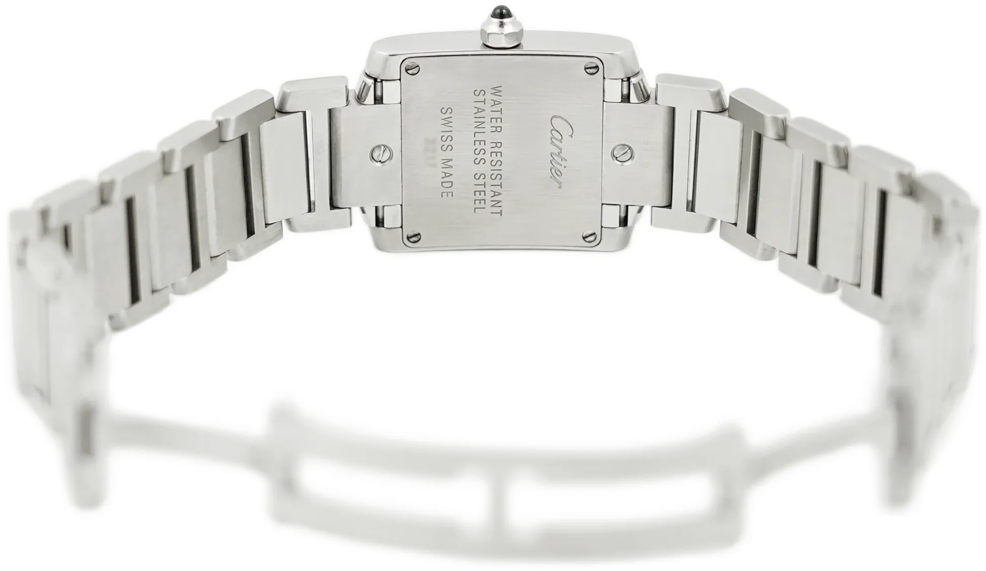 Cartier Tank Française W51008Q3 20mm Stainless steel Silver Roman Numeral 2