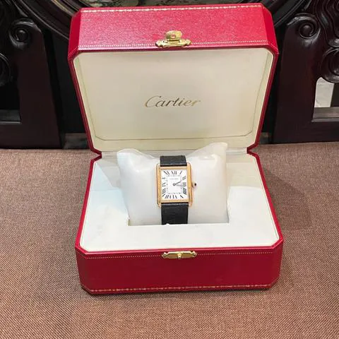 Cartier Tank Solo W5200025 35mm Rose gold Silver