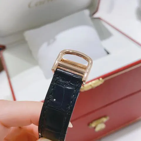 Cartier Tortue WA507031 34mm Rose gold Silver 5