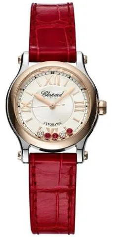 Chopard Happy Sport 278573-6026 30mm Yellow gold and Stainless steel Silver