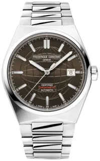 Frédérique Constant Highlife Automatic COSC Stainless steel brown