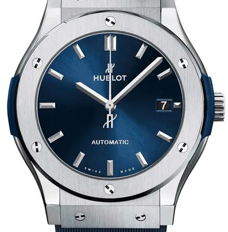 Hublot Classic Fusion 511.NX.7170.RX 45mm Titanium Blue