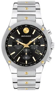 Movado SE Chronograph 0607972 Stainless steel Black