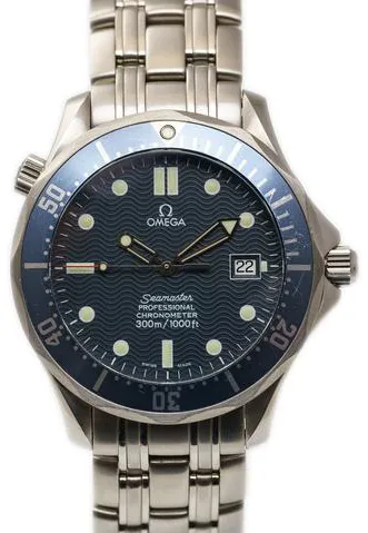 Omega Seamaster Diver 300M 25318000 41mm Stainless steel Blue 2