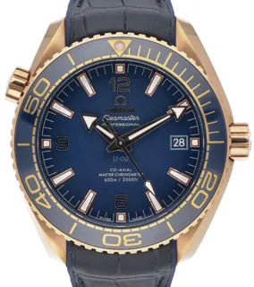 Omega Seamaster Planet Ocean 215.63.44.21.03.001 Sedna gold Blue