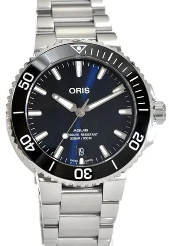 Oris Aquis 01 733 7732 4135-07 8 21 05PEB 39.5mm Stainless steel Blue