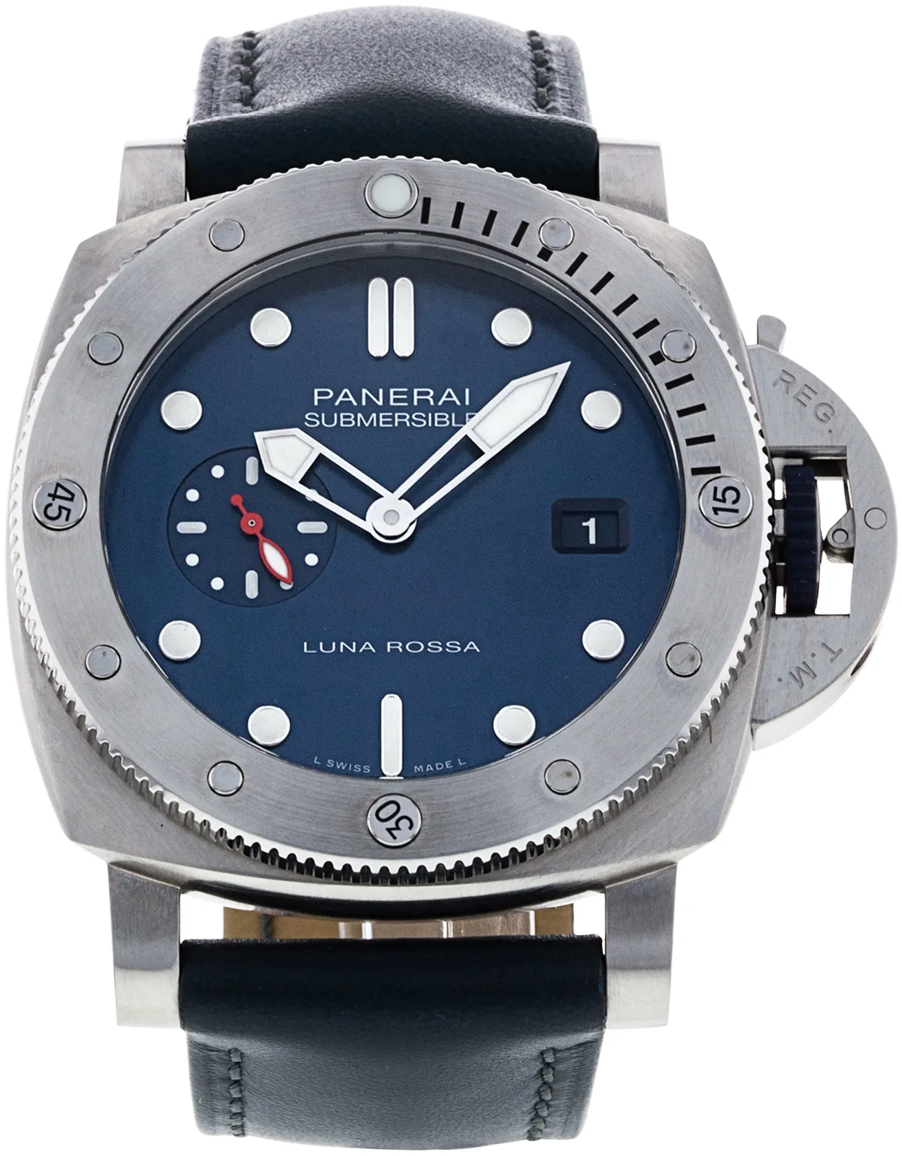 Panerai Submersible PAM 01391 44mm Stainless steel Blue