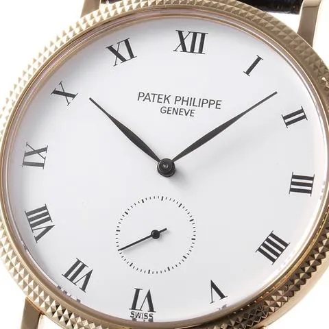 Patek Philippe Calatrava 3919J 33mm Yellow gold White 5