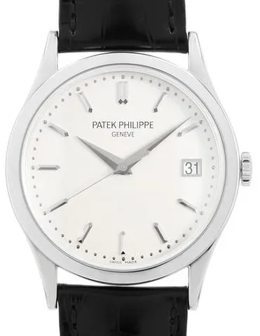 Patek Philippe Calatrava 5296G-010 38mm White gold Silver