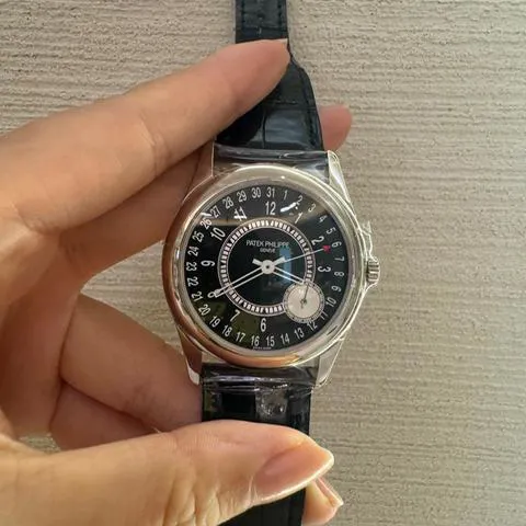 Patek Philippe Calatrava 6006G-001 39mm White gold Black 1