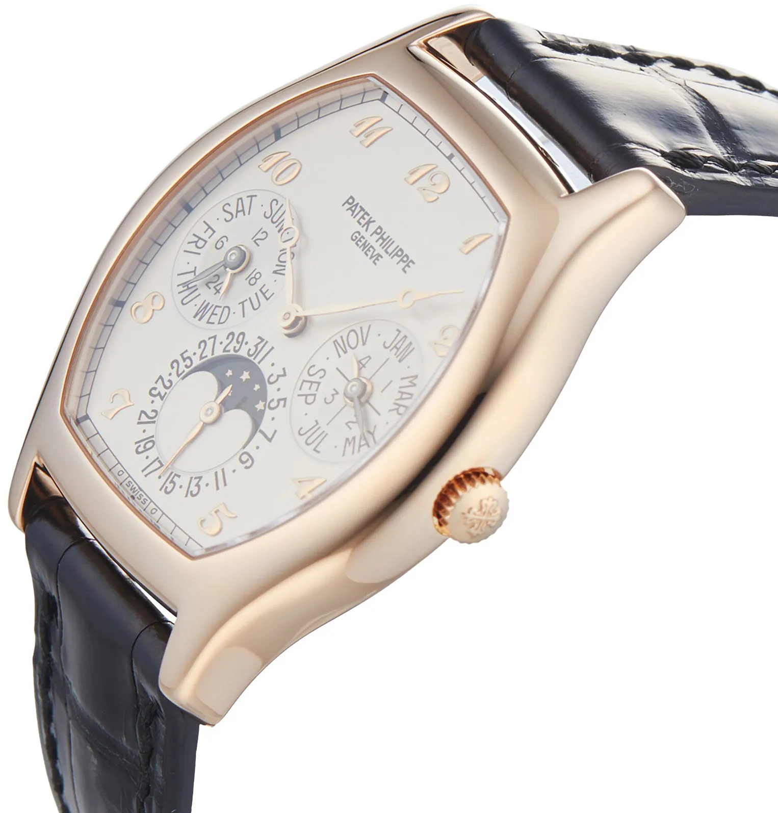 Patek Philippe Perpetual Calendar 5040R-017 36mm Rose gold Silver 1