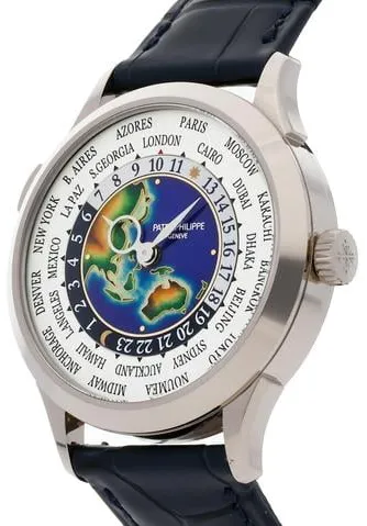 Patek Philippe World Time 5231G-001 38mm White gold Enamel 1