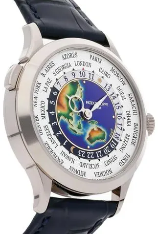 Patek Philippe World Time 5231G-001 38mm White gold Enamel 2