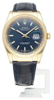 Rolex Datejust 116138 36mm Yellow gold Blue 1