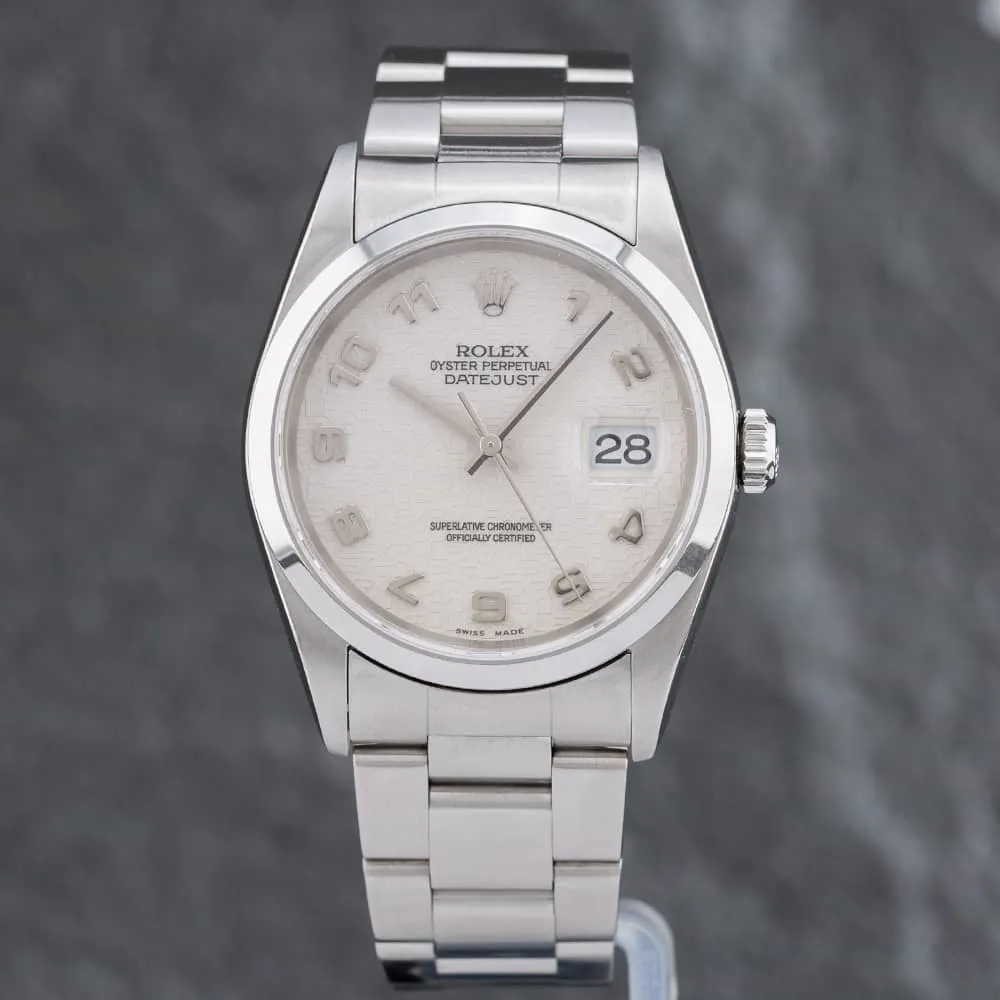 Rolex Datejust 36 16200 36mm Stainless steel Cream