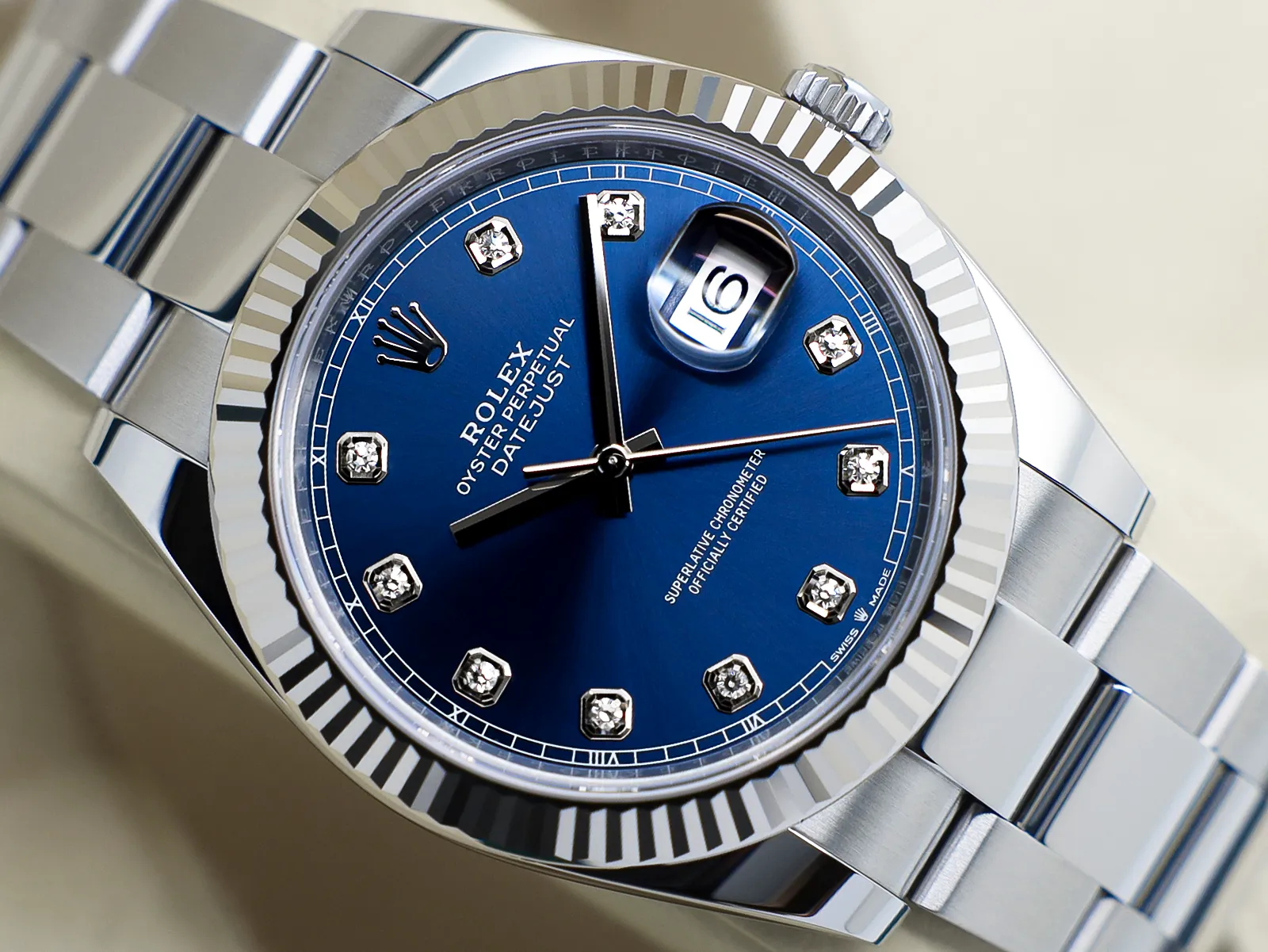 Rolex Datejust 41 126334 41mm Blue and White