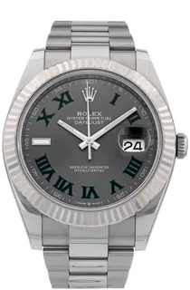 Rolex Datejust 41 126334 White gold and Stainless steel Slate Roman Numeral