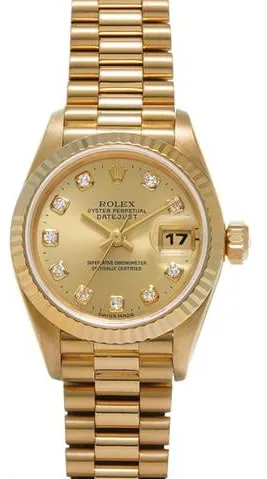 Rolex Datejust 69178G 26mm Yellow gold Champagne