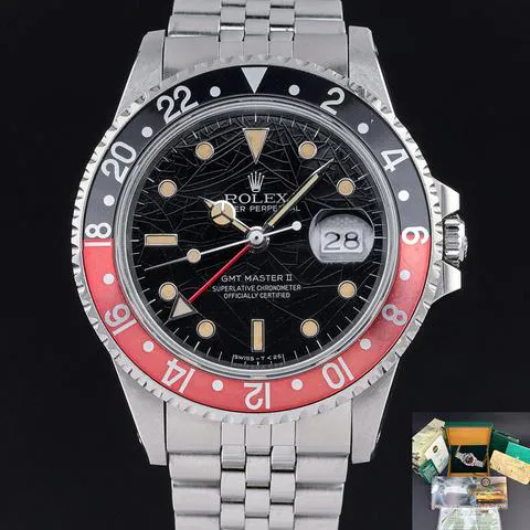 Rolex GMT-Master II 16760 40mm Stainless steel Black