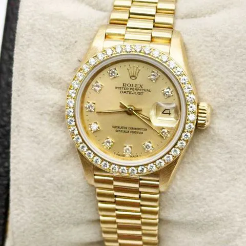 Rolex Lady-Datejust 69138 26mm Yellow gold Champagne 1