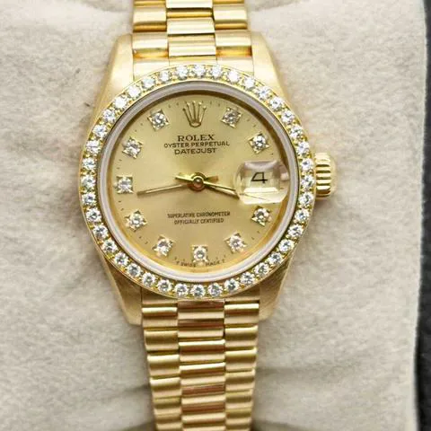 Rolex Lady-Datejust 69138 26mm Yellow gold Champagne 2