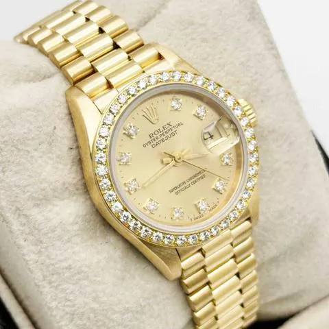 Rolex Lady-Datejust 69138 26mm Yellow gold Champagne 5