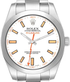 Rolex Milgauss 116400 Stainless steel White