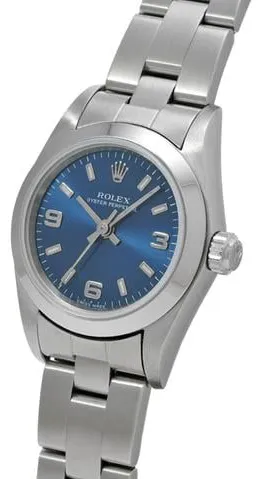 Rolex Oyster Perpetual 76080 24mm Stainless steel Blue 1