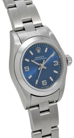 Rolex Oyster Perpetual 76080 24mm Stainless steel Blue 2